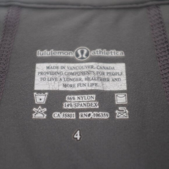 COPY - Lululemon grey green vintage jacket zip size 4 - Picture 9 of 12